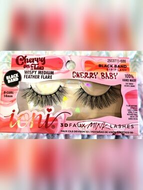 Cherry Bomb 3D Faux Mink False Eyelashes - Black